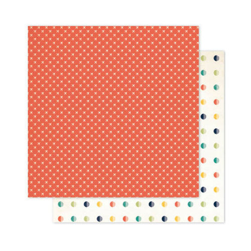Pink Paislee - Atlas Collection - 12 x 12 Double Sided Paper - Wheels Up