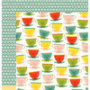 American Crafts - True Stories Collection - 12 x 12 Double Sided Paper - Green Tea