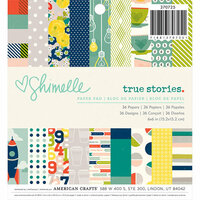 American Crafts - True Stories Collection - 6 x 6 Paper Pad