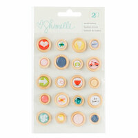 American Crafts - True Stories Collection - Wood Buttons
