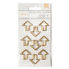 American Crafts - Paper Clips - Gold Arrows