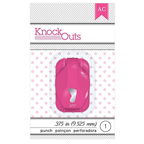 American Crafts - Knock Outs - Mini Punch - Baby Foot - .375 Inch