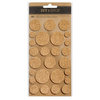 American Crafts - DIY Shop 3 Collection - Cork Stickers - Circles