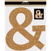 American Crafts - DIY Shop 3 Collection - 3 Dimensional Ampersand - Cork - 10 Inch