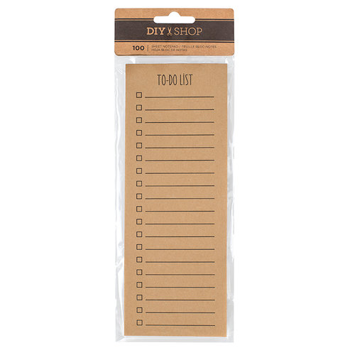 American Crafts - DIY Shop 3 Collection - To-Do List - Kraft