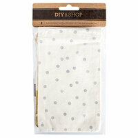 American Crafts - DIY Shop 3 Collection - Muslin Bags with Metallic Accents