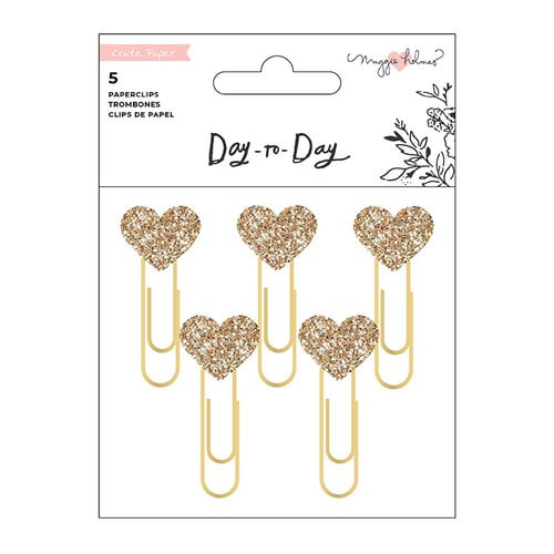 Maggie Holmes - Day to Day Planner Collection - Heart Paper Clips