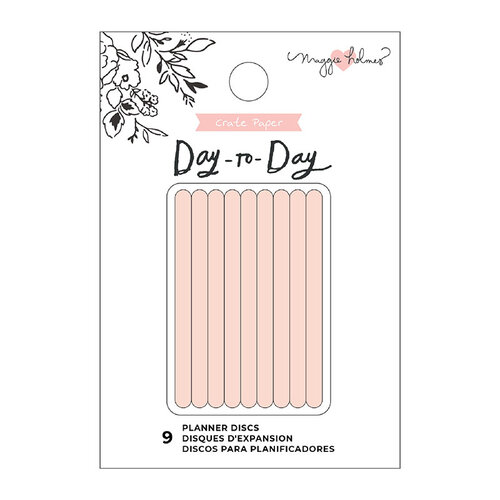 Maggie Holmes - Day to Day Planner Collection - Planner Discs - Medium - Blush