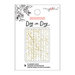 Maggie Holmes - Day to Day Planner Collection - Planner Discs - Medium - Gold Glitter