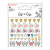 Maggie Holmes - Day to Day Planner Collection - Mini Sticker Book 3 - Cardstock with Foil Accents