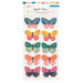 Crate Paper - Sweet Story Collection - Layered Butterflies Stickers with Glitter Accents