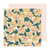 Crate Paper - Fresh Bouquet Collection - 12 x 12 Double Sided Paper - Blooming