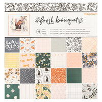 Crate Paper - Fresh Bouquet Collection - 12 x 12 Paper Pad