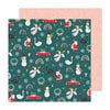 Crate Paper - Hey Santa Collection - 12 x 12 Double Sided Paper - Christmas Magic