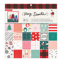 Crate Paper - Hey Santa Collection - 12 x 12 Paper Pad