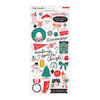 Crate Paper - Hey Santa Collection - 6 x 12 Cardstock Stickers