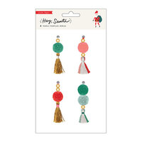 Crate Paper - Hey Santa Collection - Beaded Tassels