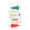 Crate Paper - Hey Santa Collection - Wire Brush Trees - Multicolor