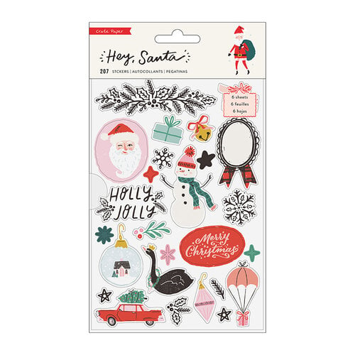 Crate Paper - Hey Santa Collection - Sticker Book