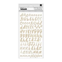 Maggie Holmes - Marigold Collection - Thickers - Alphabet - Puffy Gold Foil - Delightful