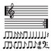American Crafts - Wall Art - Wall Decals - Vinyl - Music Notes