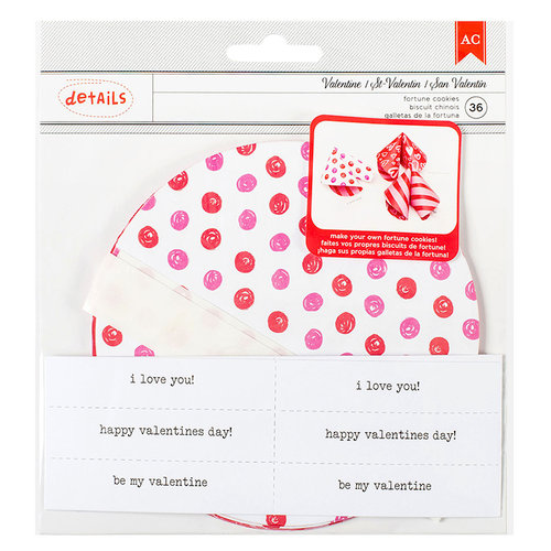 American Crafts - Valentines Collection - Kit - Fortune Cookies