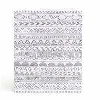 American Crafts - Hall Pass Collection - Adult Coloring - Folder - Tribal