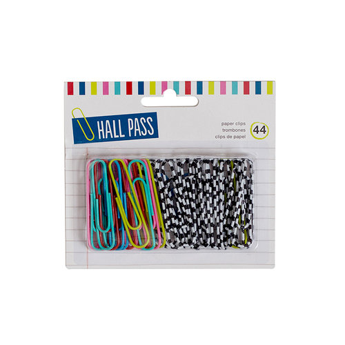 American Crafts - Hall Pass Collection - Adult Coloring - Paper Clips - Multicolor - 2 Inches