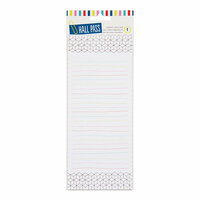 American Crafts - Hall Pass Collection - Adult Coloring - Magnetic Memo Pad