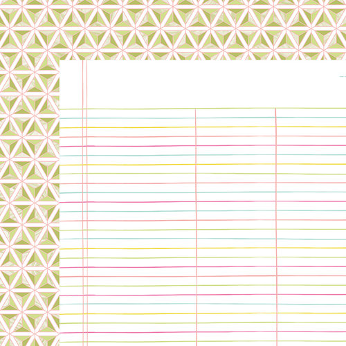 American Crafts - Happy Place Collection - 12 x 12 Double Sided Paper - Palm Beach