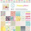 American Crafts - Happy Place Collection - 12 x 12 Paper Pad