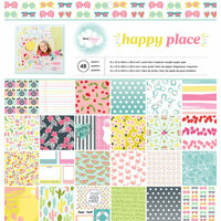 American Crafts - Happy Place Collection - 12 x 12 Paper Pad