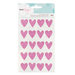 American Crafts - Happy Place Collection - Glitter Stickers - Hearts