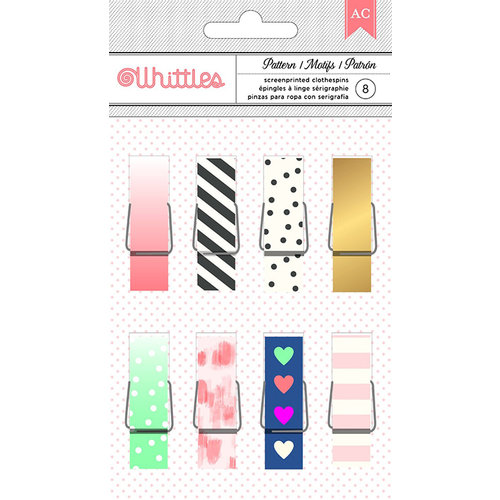 American Crafts - Clothespins - Pattern