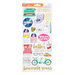 American Crafts - Better Together Collection - Clear Stickers with Foil Accents