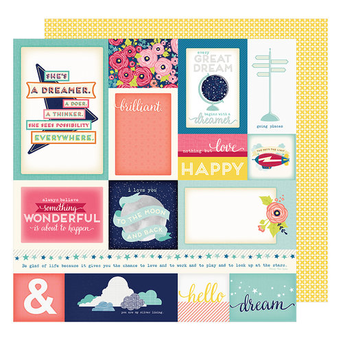 American Crafts - Starshine Collection - 12 x 12 Double Sided Paper - Astro
