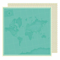 American Crafts - Starshine Collection - 12 x 12 Double Sided Paper - Pioneer