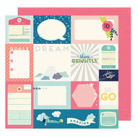 American Crafts - Starshine Collection - 12 x 12 Double Sided Paper - Odyssey