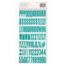 American Crafts - Starshine Collection - Thickers - Glitter - Fitzgerald - Teal