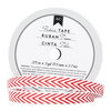 American Crafts - Fabric Tape - Red Chevron - 0.375 Inches
