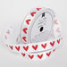 American Crafts - Fabric Tape - Red Heart - 0.625 Inches