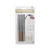 American Crafts - Metallic Markers - Rose Gold, Gold, Silver - 3 Pack