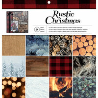 American Crafts - 12 x 12 Paper Pad - Rustic Christmas