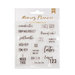 American Crafts - Memory Planner Collection - Clear Acrylic Stamps