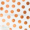 American Crafts - Go Now Go Collection - 12 x 12 Vellum Paper with Foil Accents - Dots