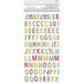 American Crafts - Go Now Go Collection - Thickers - Alpha - Adventure - Multicolor