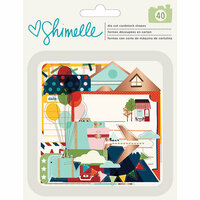 American Crafts - Go Now Go Collection - Ephemera with Foil Accents