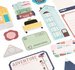 American Crafts - Go Now Go Collection - Ephemera with Foil Accents
