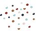 American Crafts - Go Now Go Collection - Enamel Dots - Hearts, Stars, Dots
