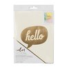 Crate Paper - Color Reveal Collection - Watercolor Notebook - 6 x 8 - Hello